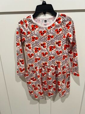 Tea Collection Girls' Poppy Floral Dress - Red, White, Blue